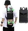 The skateboard bag is foldable and can be used as a normal backpack. Its design is light and compact, and it is easy to use and easy to carry.