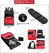 Backpack with skateboard straps